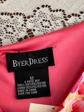 Load image into Gallery viewer, Vintage Byer Pink Floral Dress
