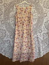 Load image into Gallery viewer, Tan and Pink Floral Dress
