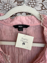 Load image into Gallery viewer, Pink Lace Button Up
