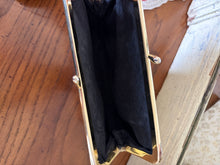 Load image into Gallery viewer, Cream and Gold Clutch
