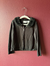 Load image into Gallery viewer, Fuzzy Collared Cardigan
