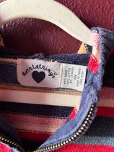 Load image into Gallery viewer, Stripped Zip Up Hoodie
